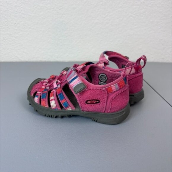 Keen toddler youth 7 pink outdoor hiking sandals - Picture 5 of 7